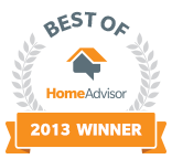 Best of HomeAdvisor - Winner 2013